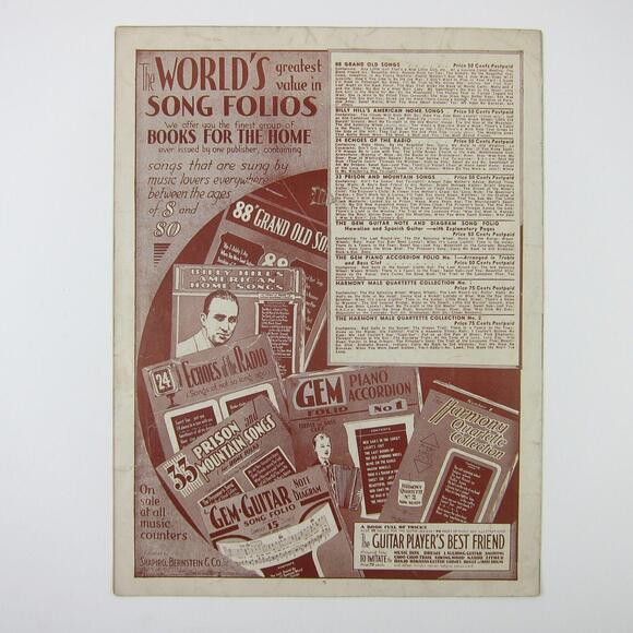 Sheet Music The White Cliffs Of Dover Movie Jimmy Dorsey Nat Burton Vintage 1944 - Picture 3 of 12
